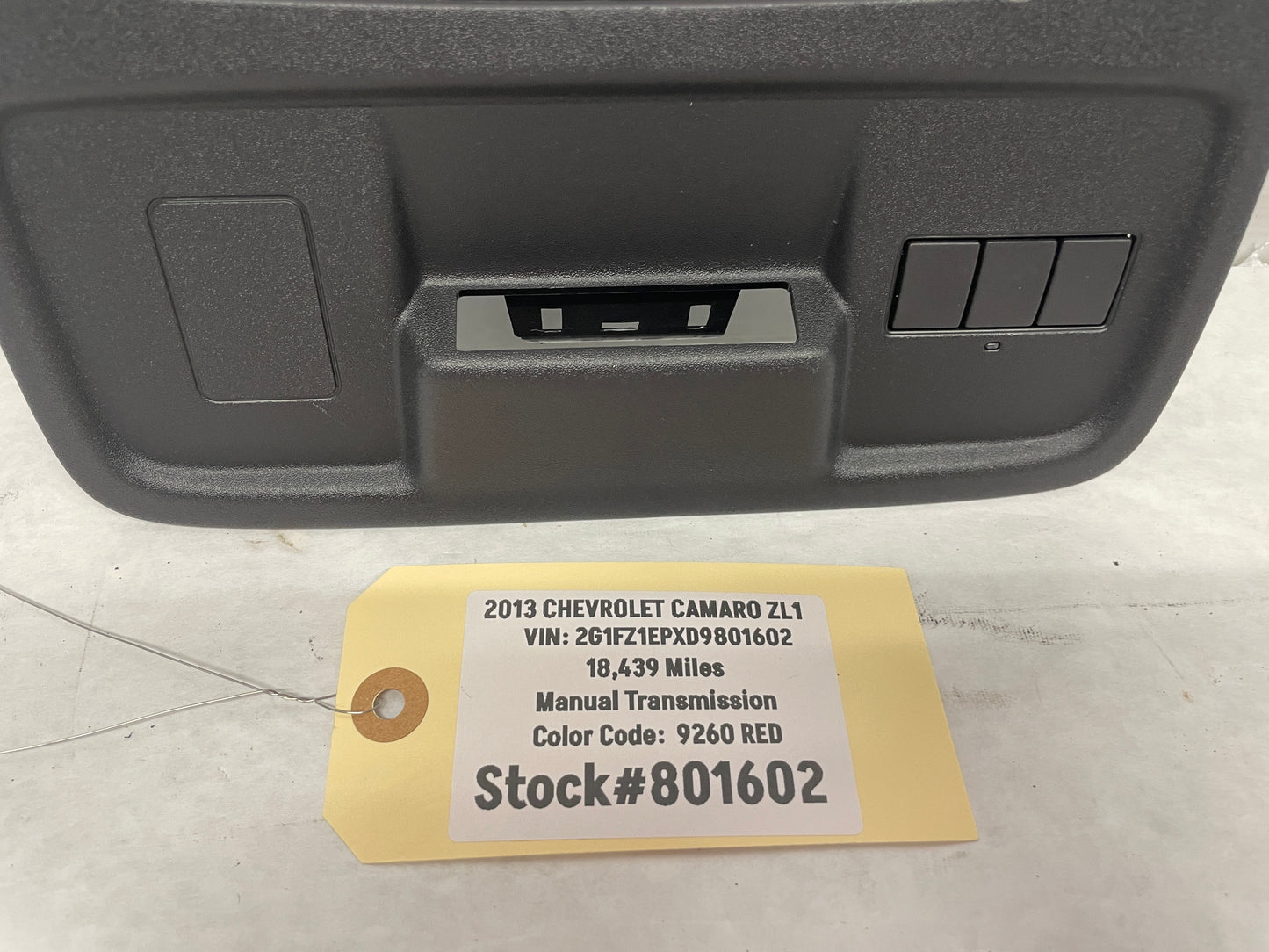2013 Chevy Camaro ZL1 Over Head Console Light OEM - Day's Parts Yard