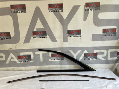 2017 Cadillac ATS-V Coupe Black RH & LH Window Sill Molding Trim Covers OEM - Day's Parts Yard
