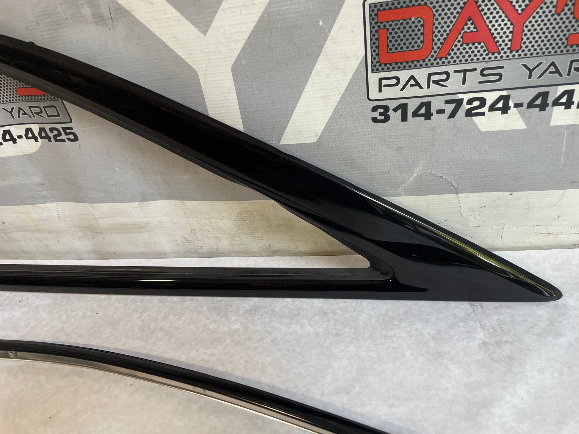 2017 Cadillac ATS-V Coupe Black RH & LH Window Sill Molding Trim Covers OEM - Day's Parts Yard