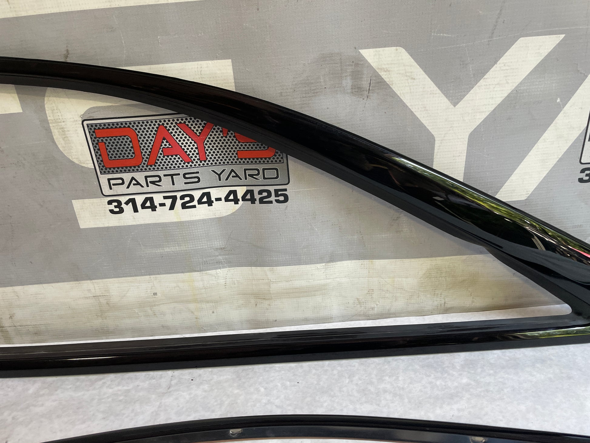 2017 Cadillac ATS-V Coupe Black RH & LH Window Sill Molding Trim Covers OEM - Day's Parts Yard
