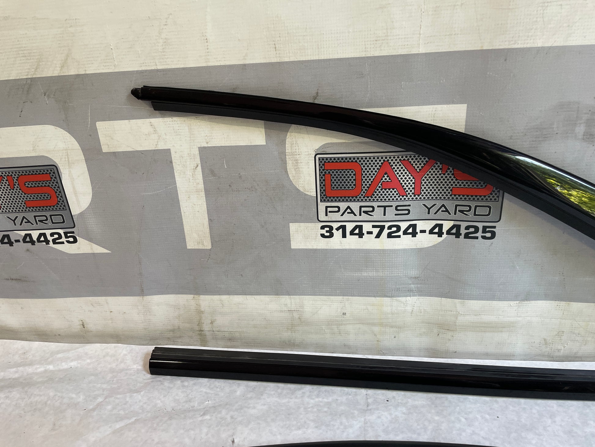 2017 Cadillac ATS-V Coupe Black RH & LH Window Sill Molding Trim Covers OEM - Day's Parts Yard