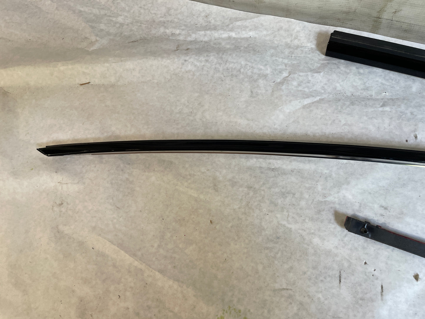 2017 Cadillac ATS-V Coupe Black RH & LH Window Sill Molding Trim Covers OEM - Day's Parts Yard