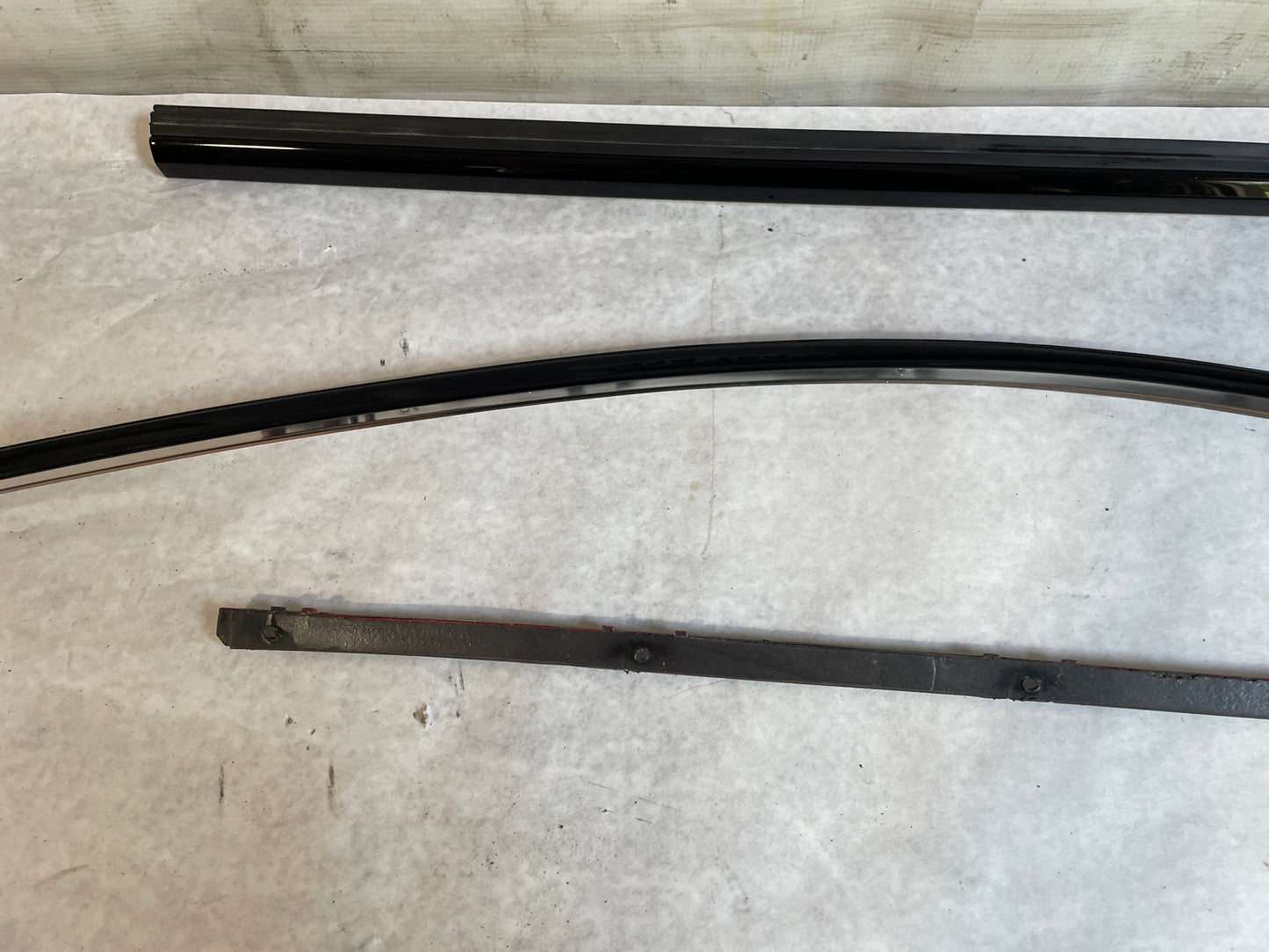 2017 Cadillac ATS-V Coupe Black RH & LH Window Sill Molding Trim Covers OEM - Day's Parts Yard