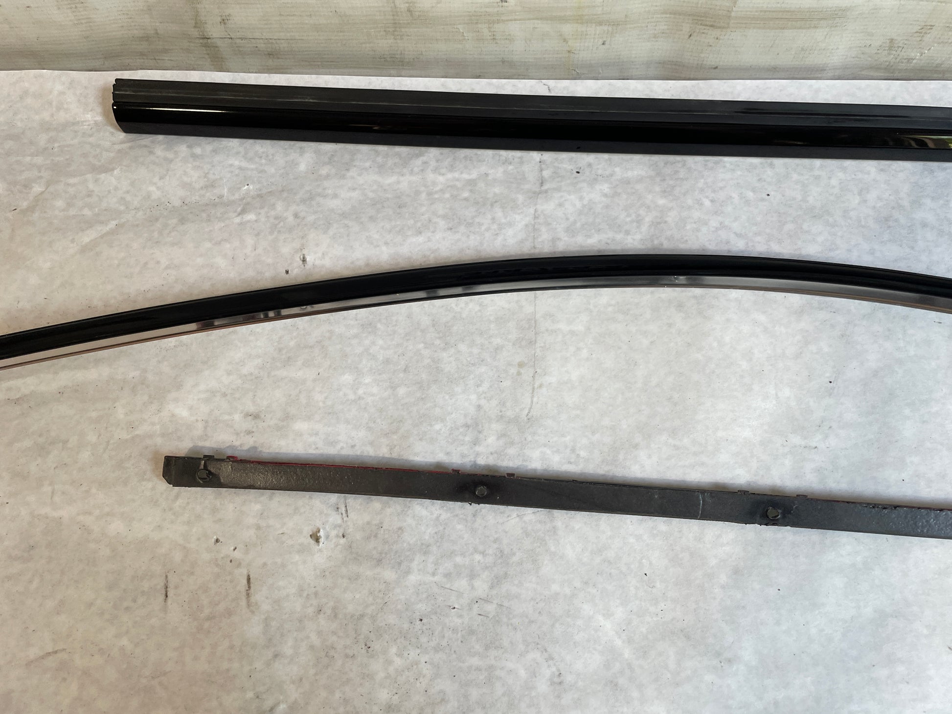 2017 Cadillac ATS-V Coupe Black RH & LH Window Sill Molding Trim Covers OEM - Day's Parts Yard