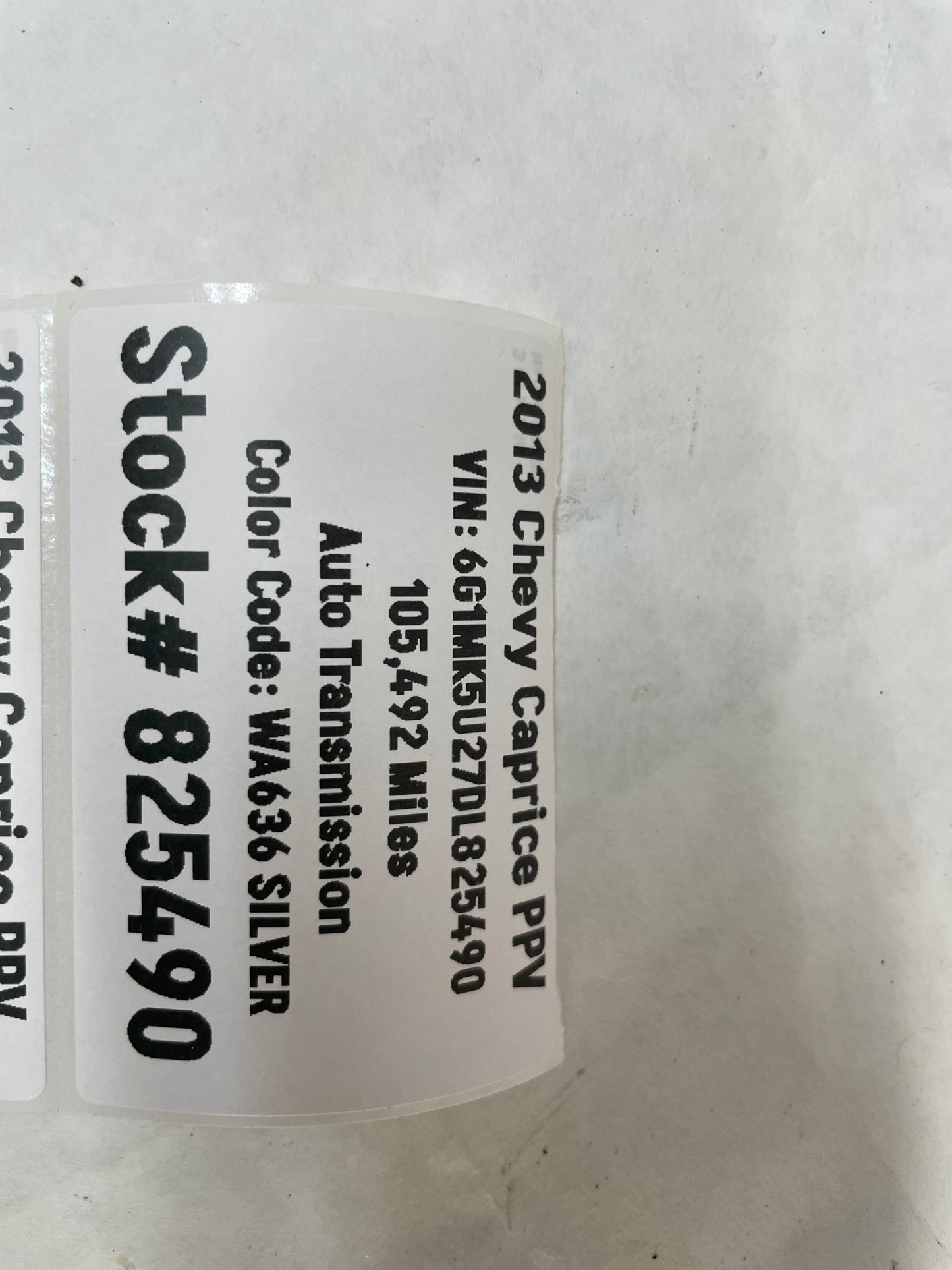 2013 Chevy Caprice PPV Factory OEM Steel Wheel 18X8 - Day's Parts Yard