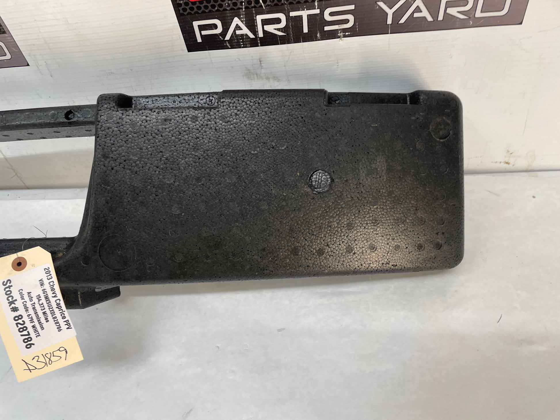 2013 Chevy Caprice PPV Rear Bumper Energy Impact Foam Absorber OEM - Day's Parts Yard