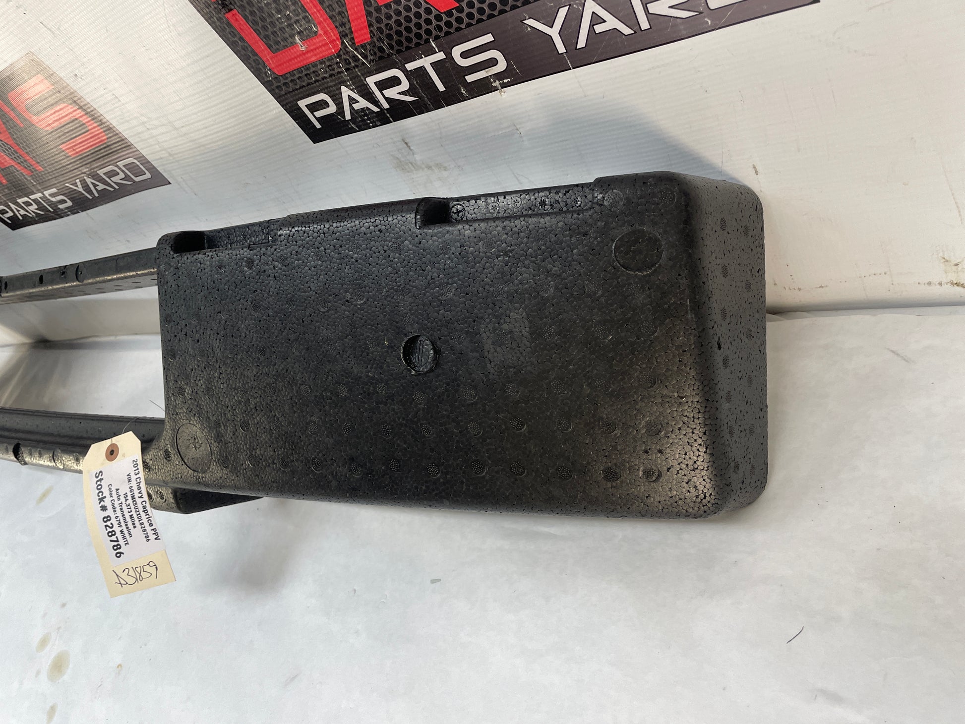 2013 Chevy Caprice PPV Rear Bumper Energy Impact Foam Absorber OEM - Day's Parts Yard