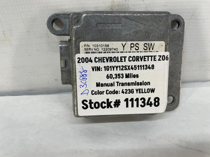 2004 Chevy C5 Corvette Z06 Air Bag SRS Diagnostic Control Module Unit OEM - Day's Parts Yard