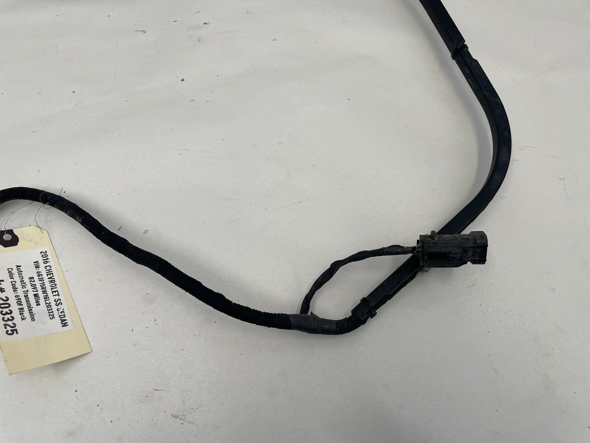 2016 Chevy SS Sedan Exhaust Muffler Flow Control Valve Wire Wiring Harness OEM - Day's Parts Yard