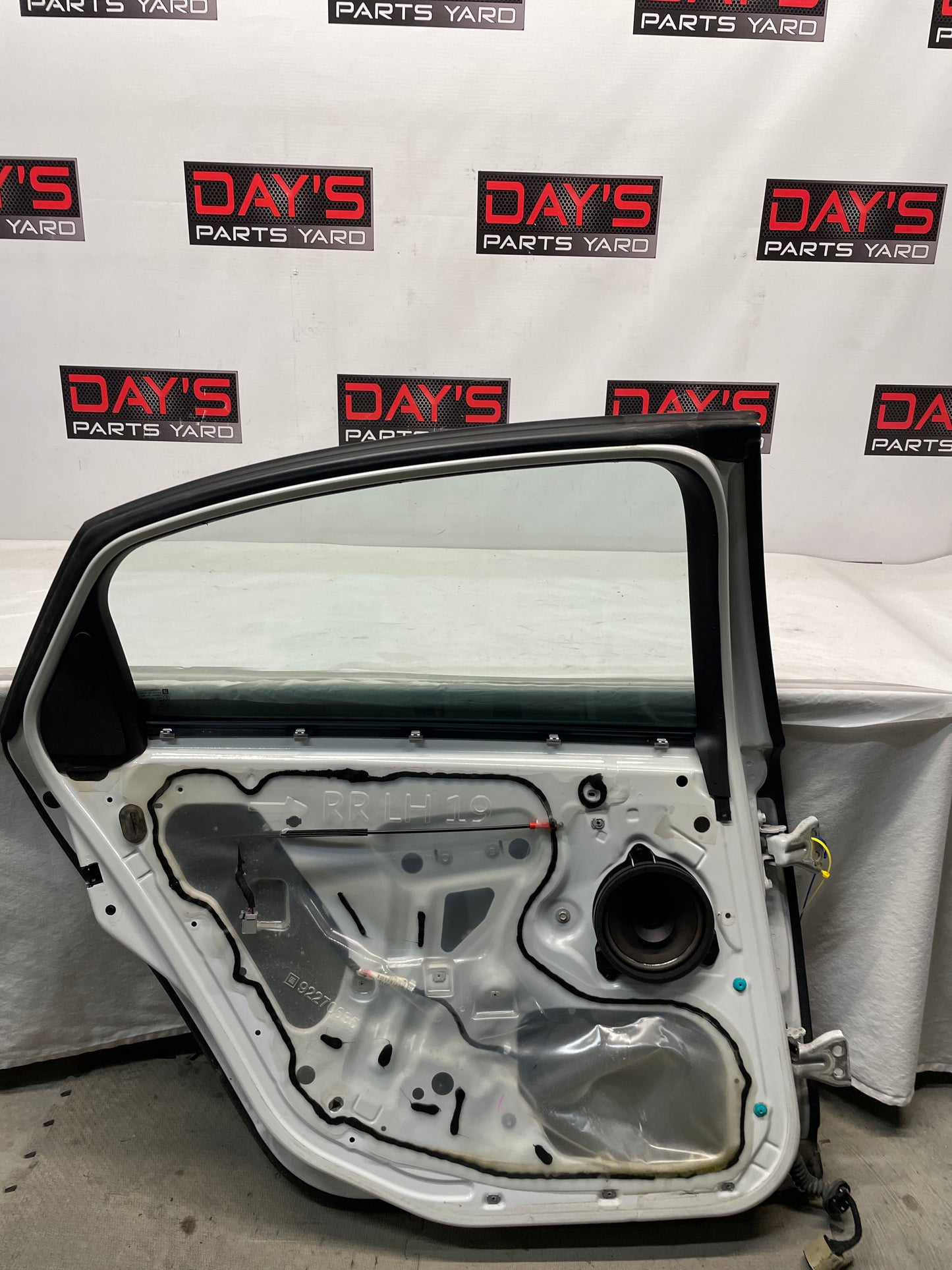 2014 Chevy Caprice PPV LH Driver Rear Exterior Door White OEM