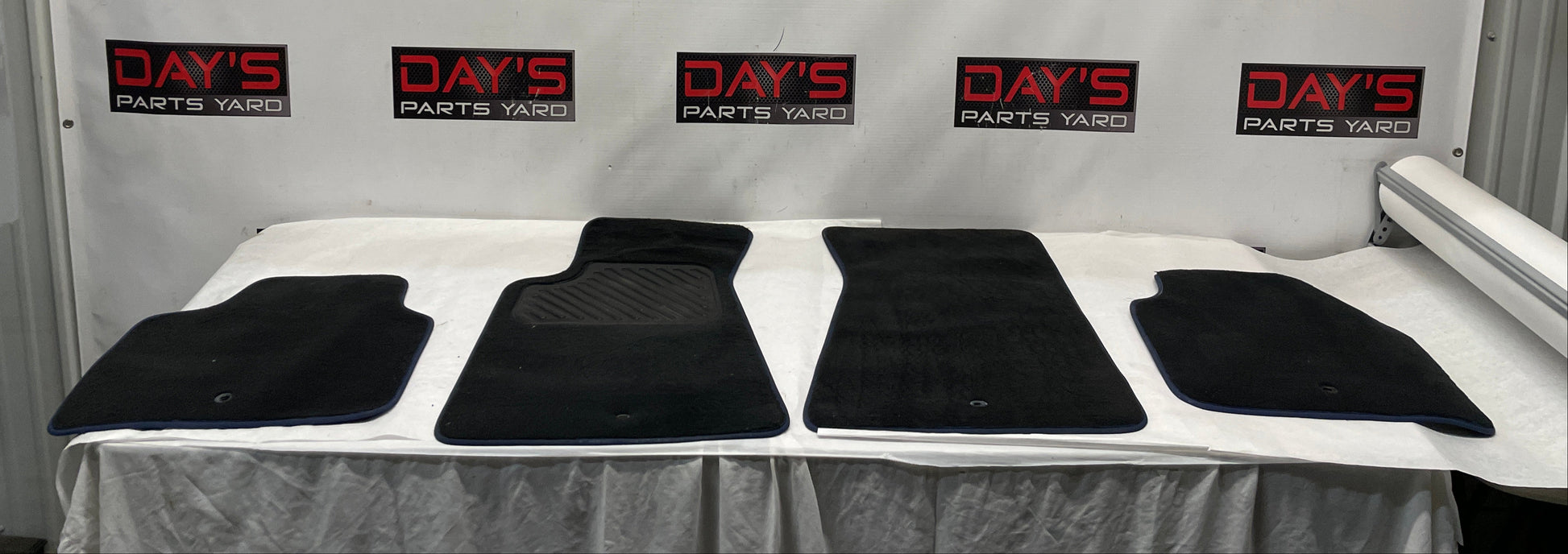 2005 Pontiac GTO Blue Trim Floor Mats Set Front and Rear OEM - Day's Parts Yard