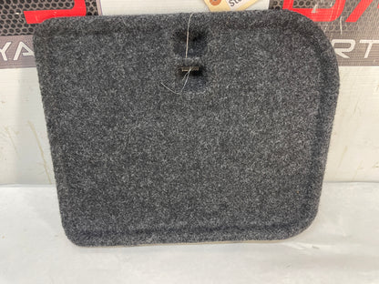 2009 Cadillac CTS-V Sedan Trunk Interior Compartment Fuse Box Block Cover Lid Door OEM - Day's Parts Yard
