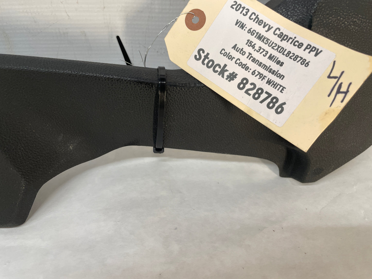 2013 Chevy Caprice PPV LH Driver Seat Controls Outer Finish Panel OEM - Day's Parts Yard