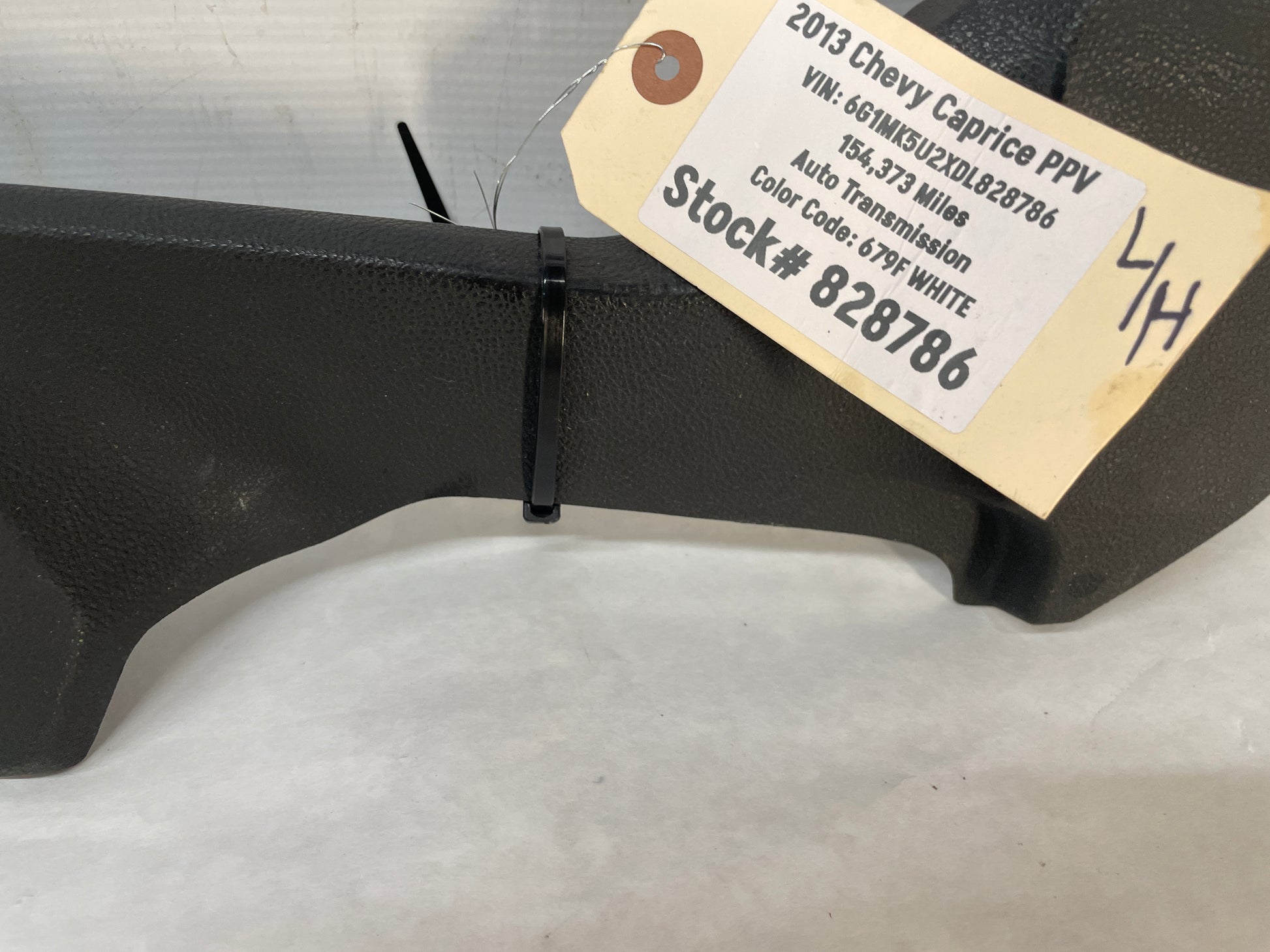 2013 Chevy Caprice PPV LH Driver Seat Controls Outer Finish Panel OEM - Day's Parts Yard