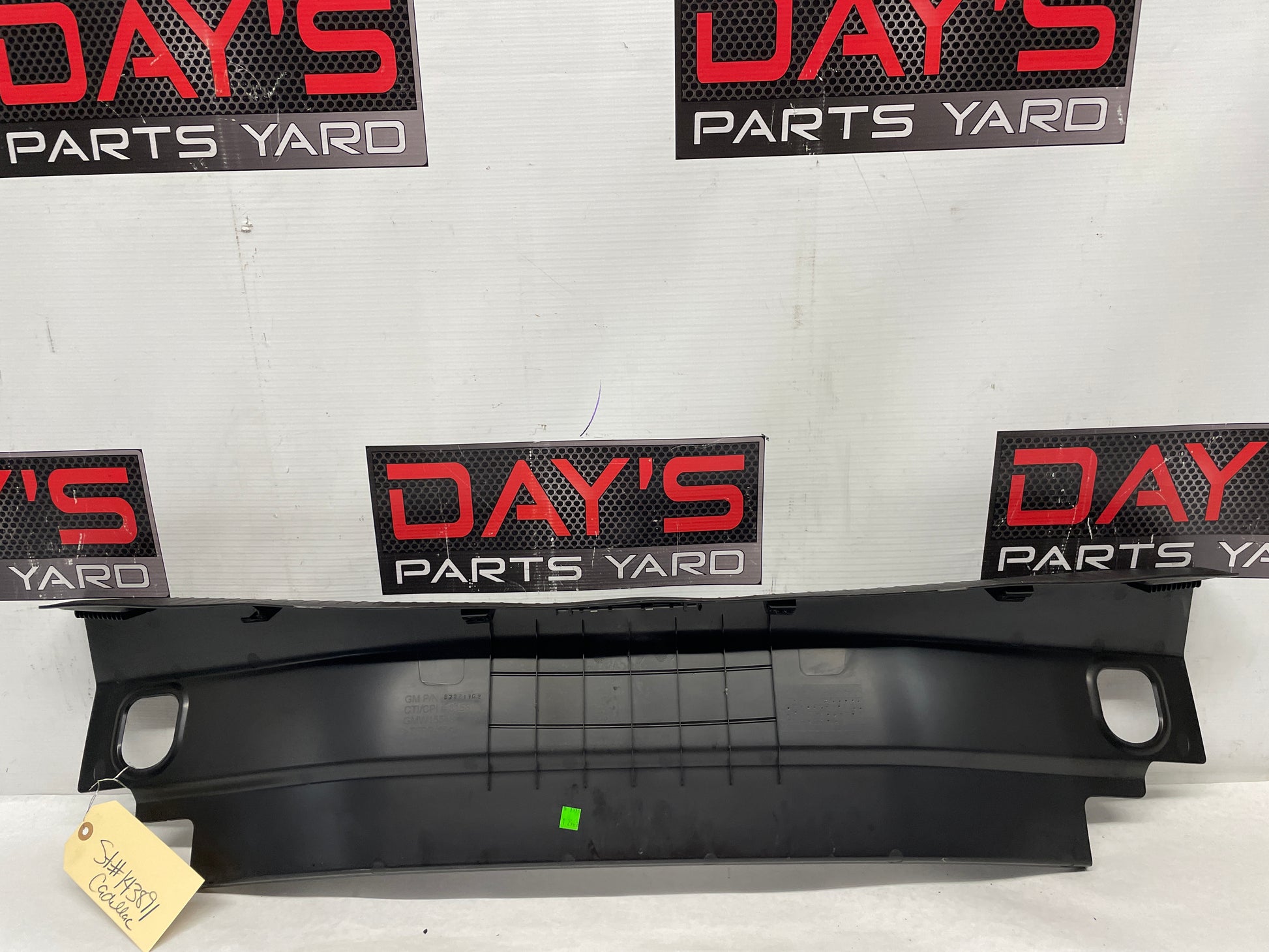 2017 Cadillac CTS-V Rear Trunk Cargo Compartment Sill Plate Panel OEM - Day's Parts Yard