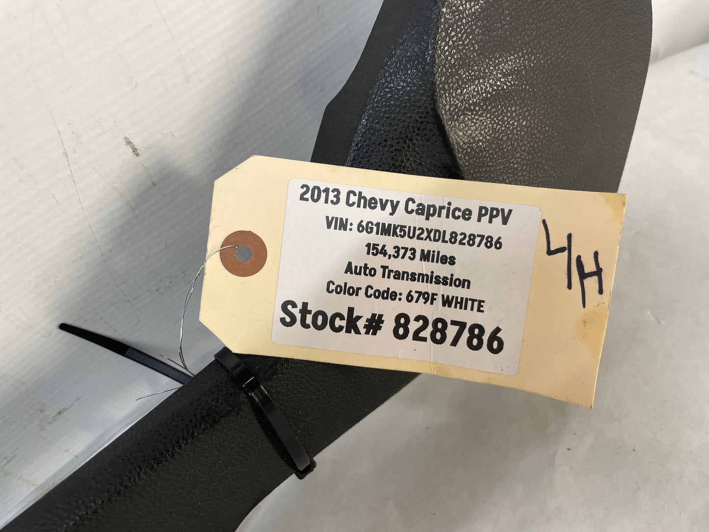 2013 Chevy Caprice PPV LH Driver Seat Controls Outer Finish Panel OEM - Day's Parts Yard