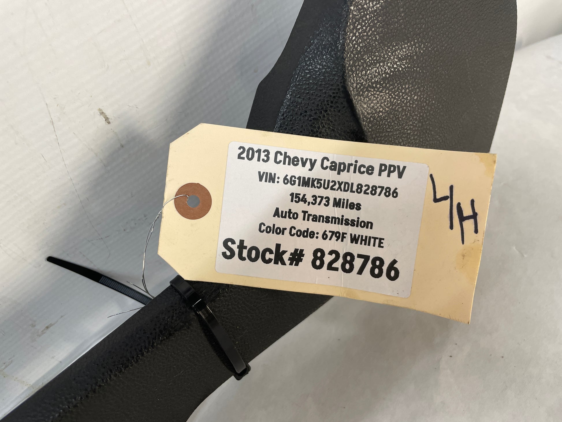 2013 Chevy Caprice PPV LH Driver Seat Controls Outer Finish Panel OEM - Day's Parts Yard