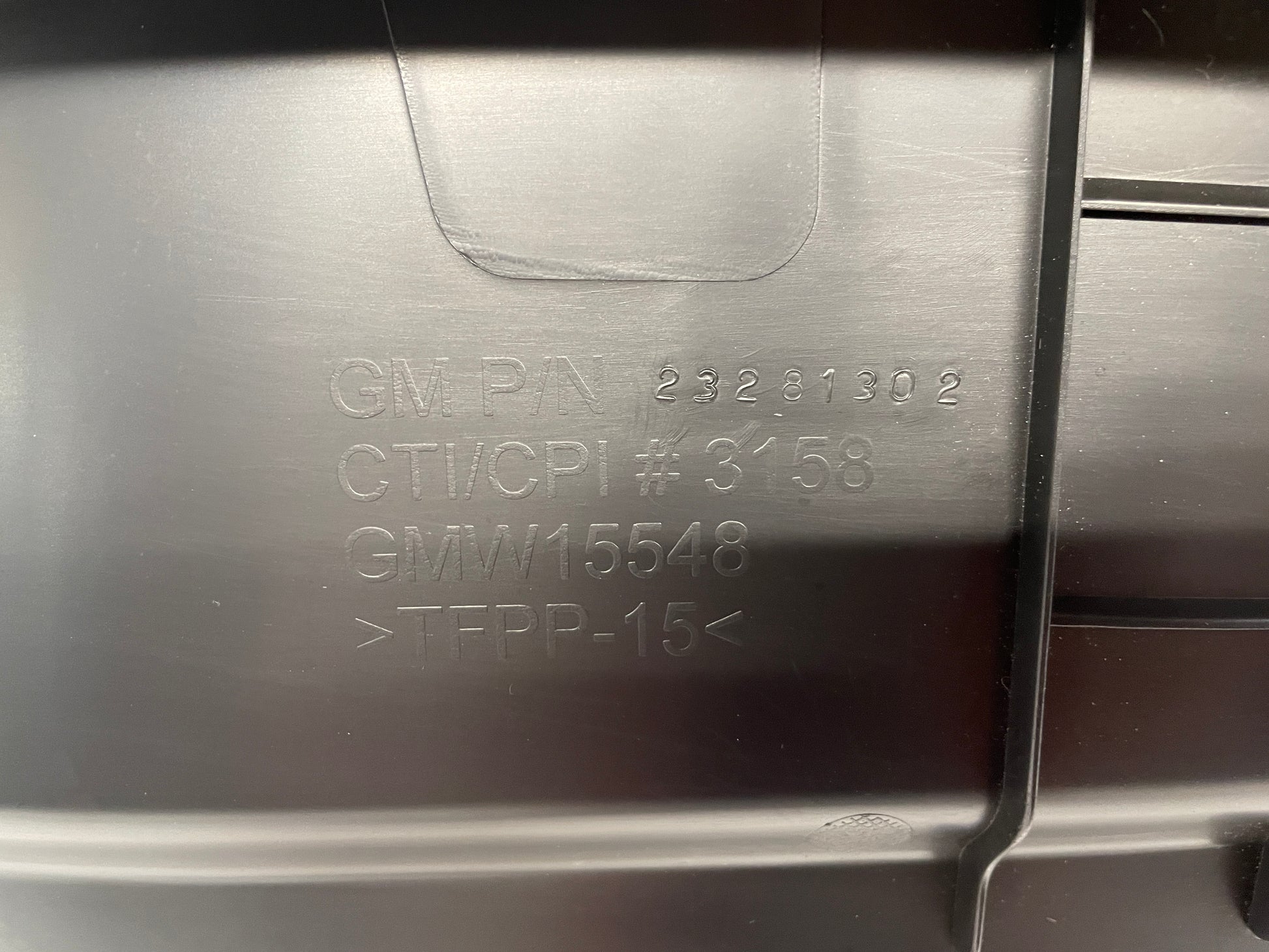 2017 Cadillac CTS-V Rear Trunk Cargo Compartment Sill Plate Panel OEM - Day's Parts Yard