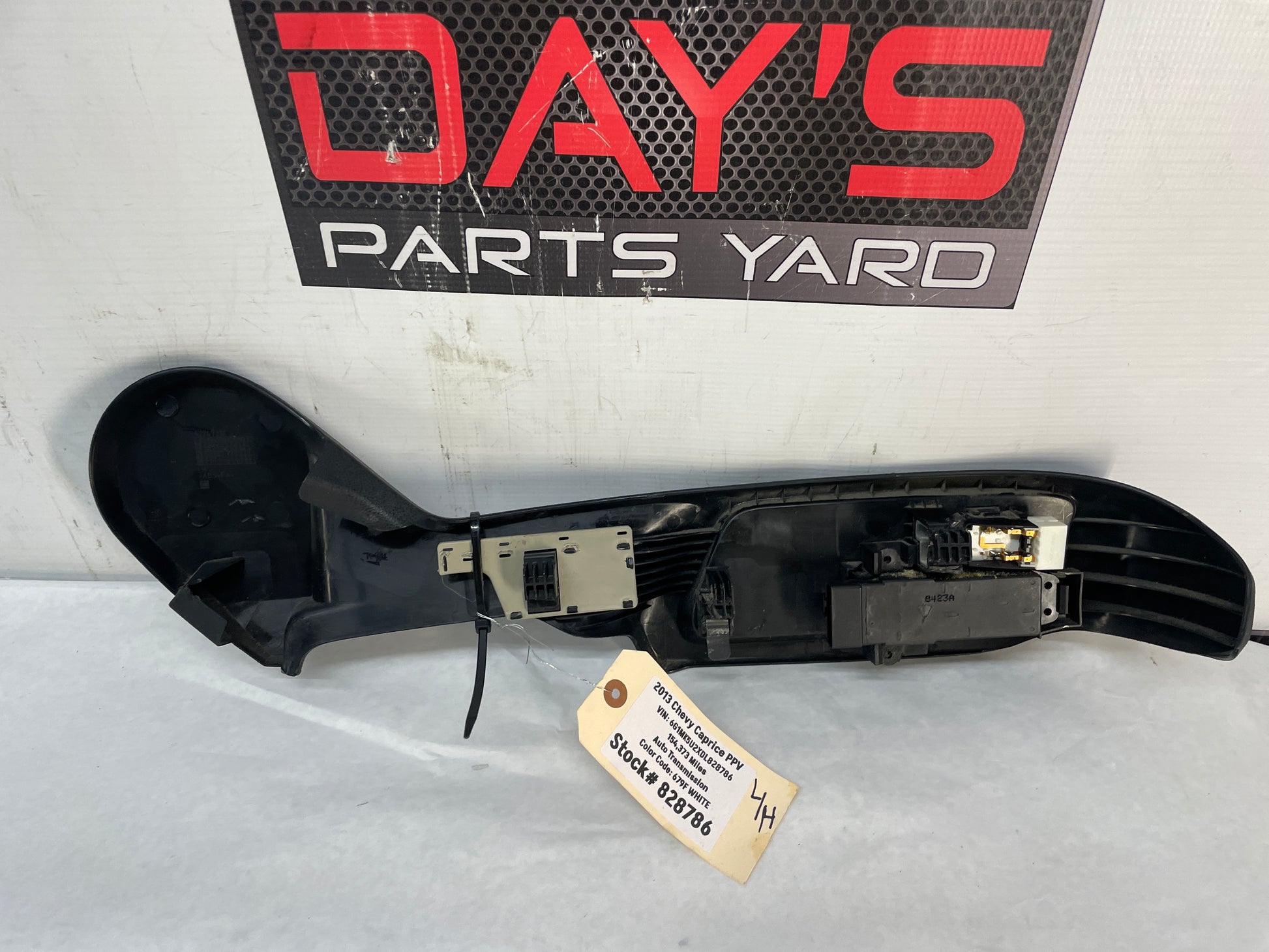 2013 Chevy Caprice PPV LH Driver Seat Controls Outer Finish Panel OEM - Day's Parts Yard