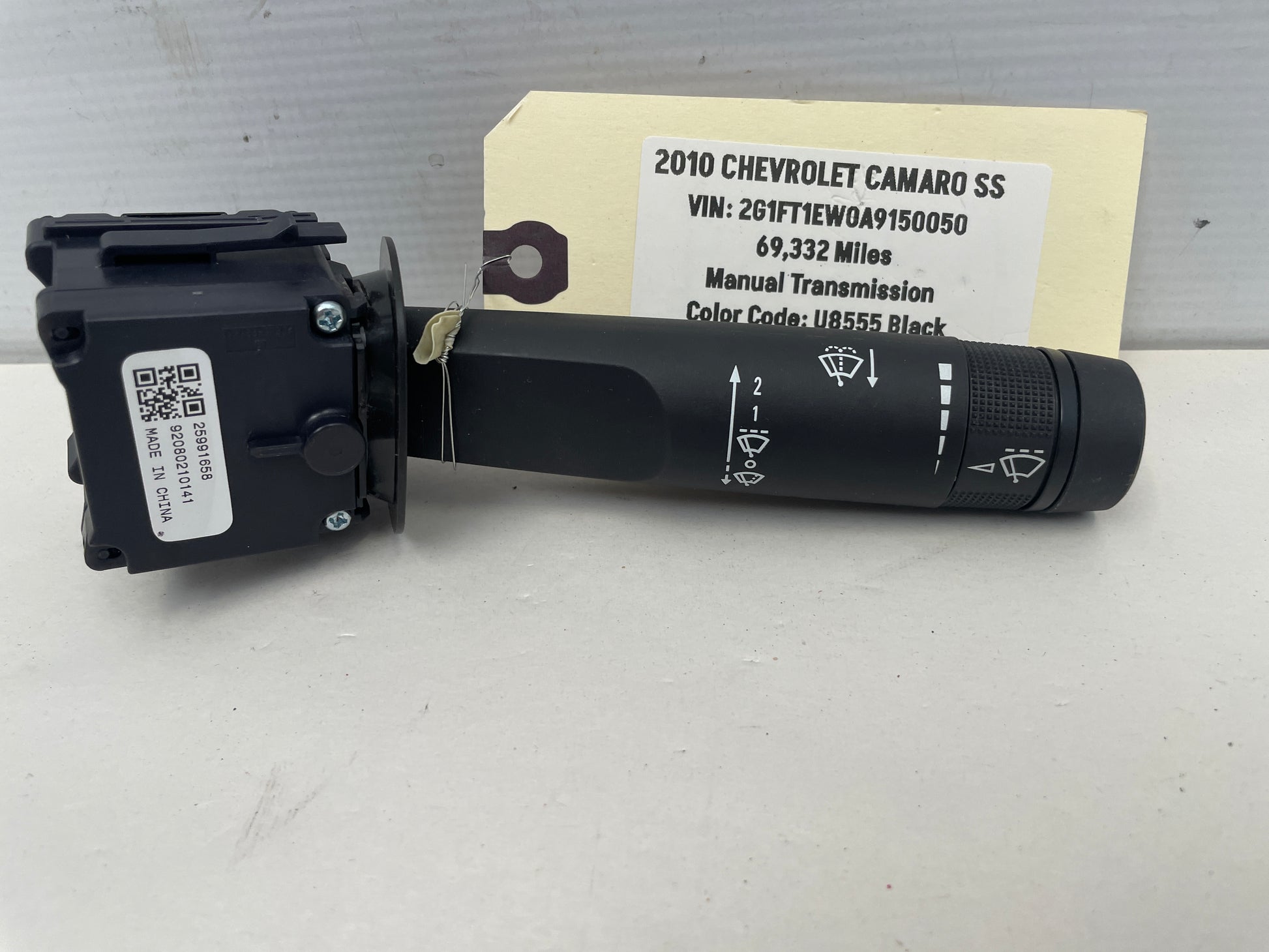 2010 Chevy Camaro SS Windshield Wiper Control Switch OEM - Day's Parts Yard
