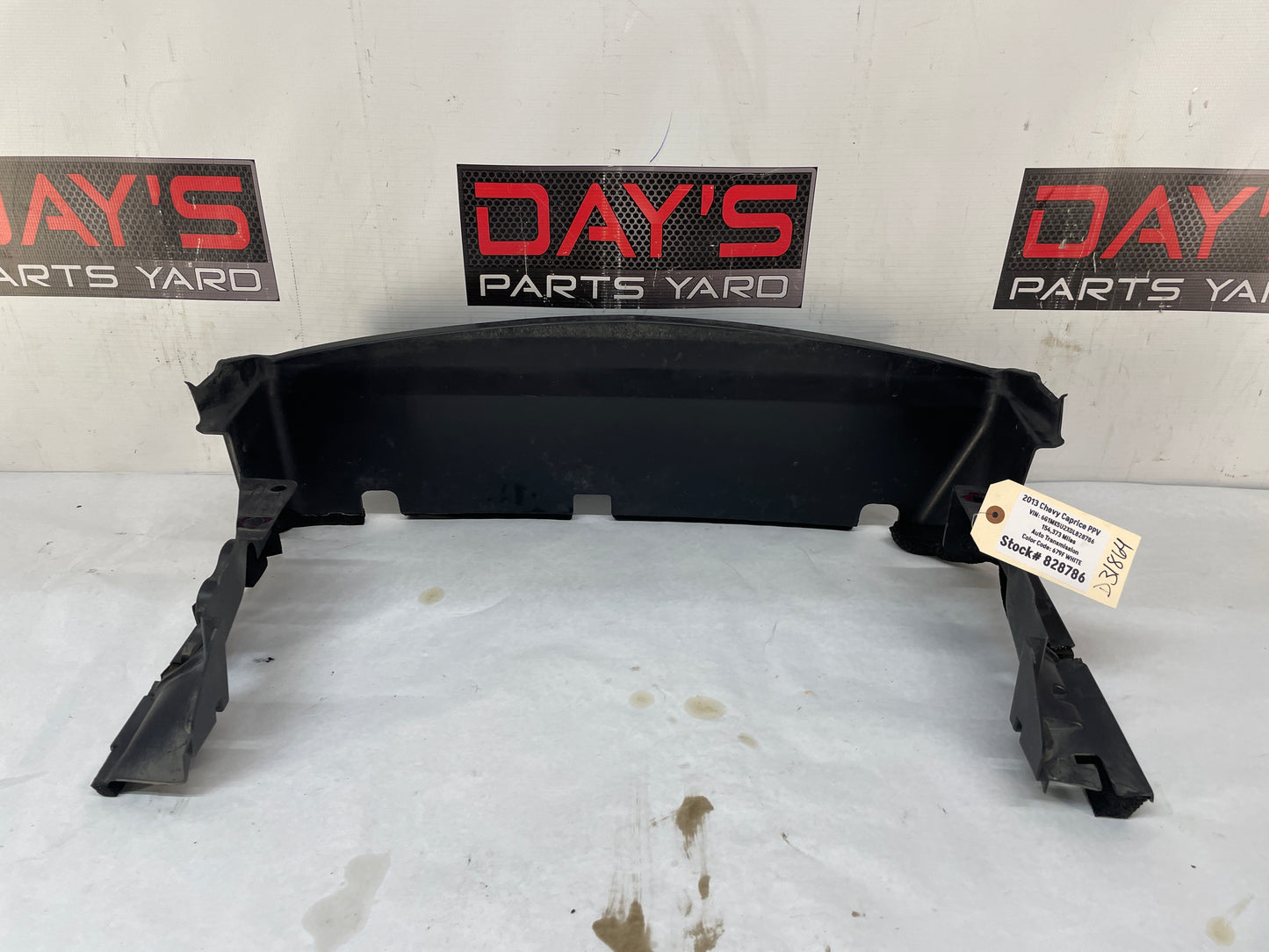 2013 Chevy Caprice PPV Radiator Support Splash Shield OEM - Day's Parts Yard