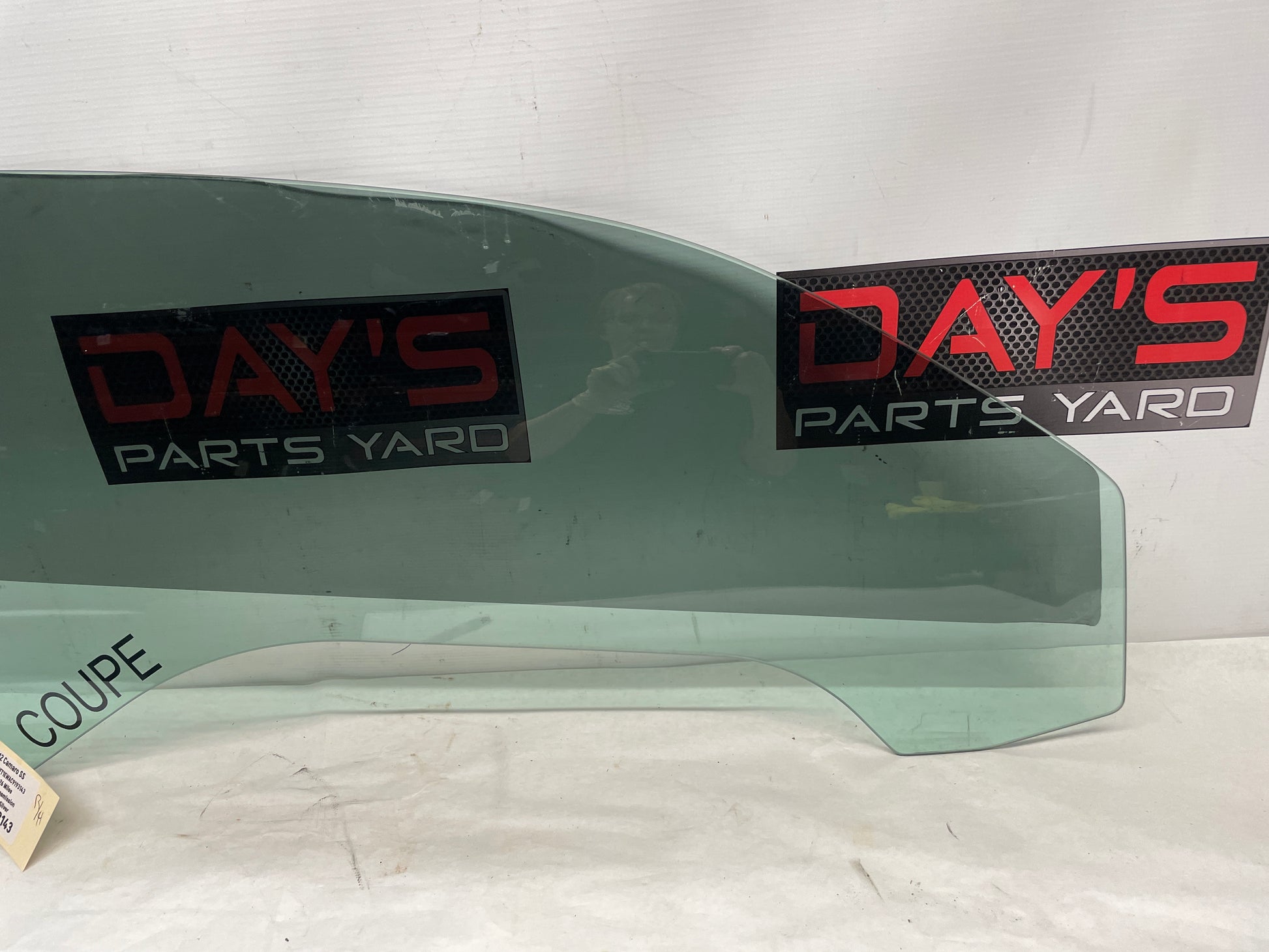 2012 Chevy Camaro SS RH Passenger Front Door Window Glass OEM - Day's Parts Yard