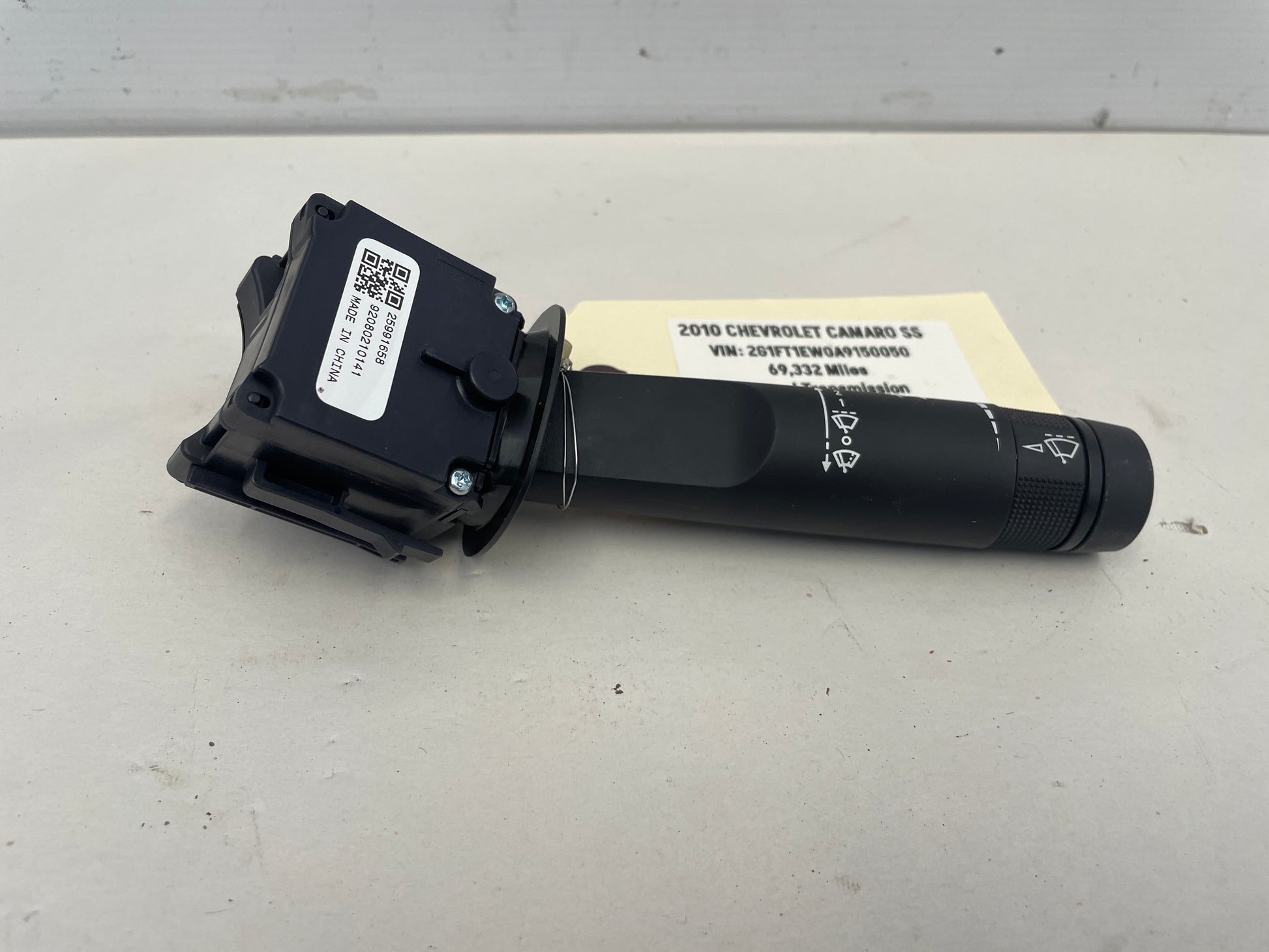 2010 Chevy Camaro SS Windshield Wiper Control Switch OEM - Day's Parts Yard
