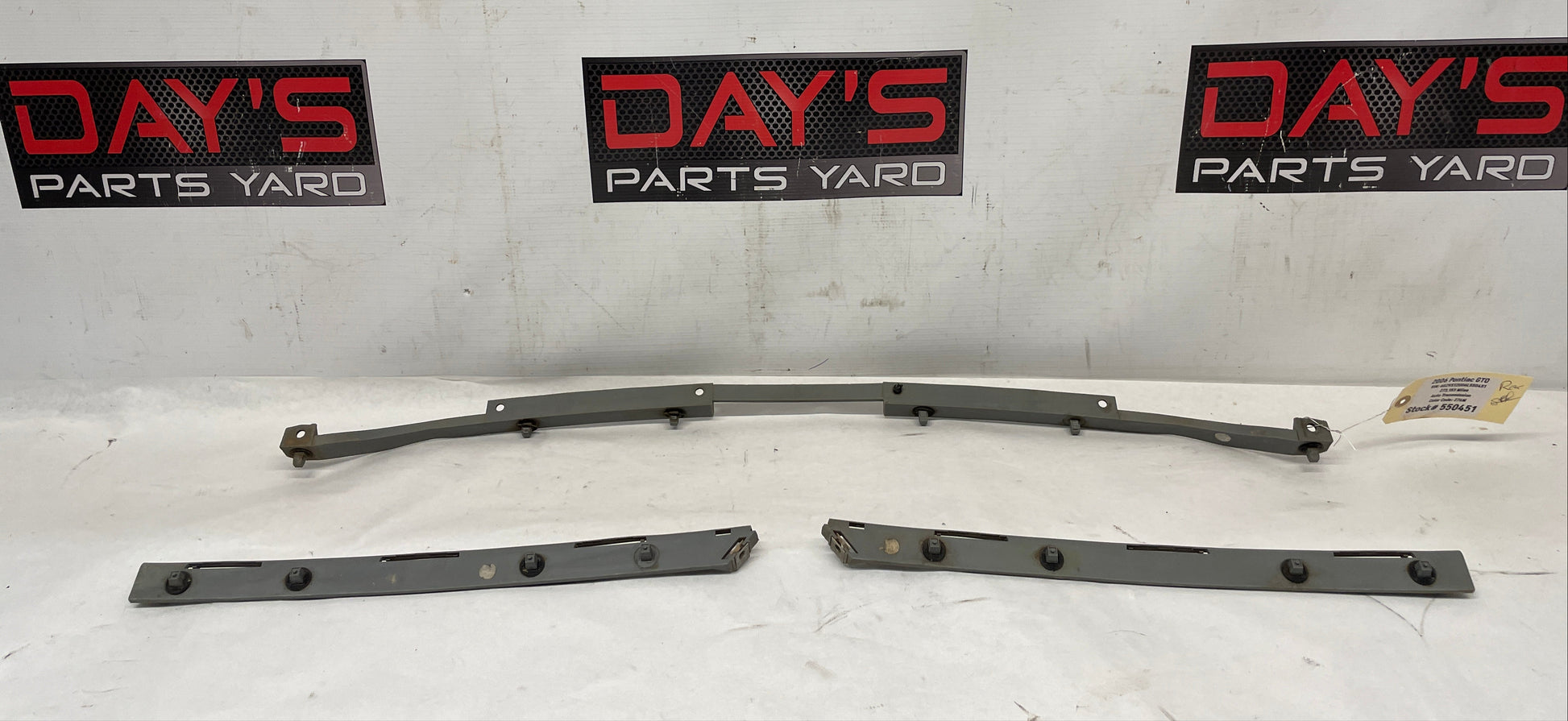 2006 Pontiac GTO Rear Bumper Brackets Guides Set OEM - Day's Parts Yard