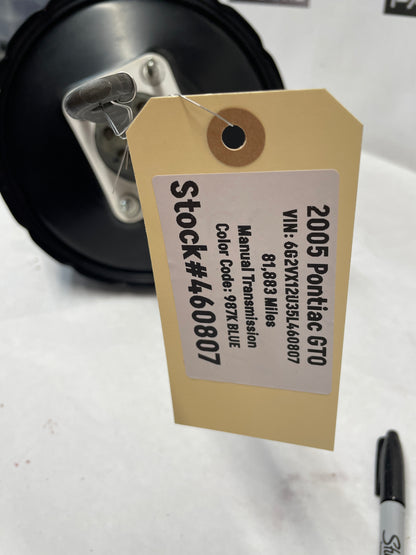 2005 Pontiac GTO Brake Master Cylinder and Reservoir OEM - Day's Parts Yard