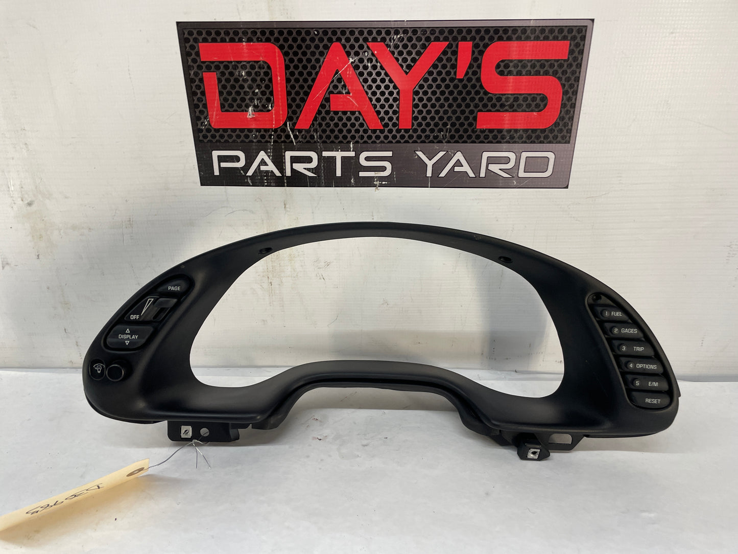 2004 Chevy C5 Corvette Z06 Gauge Cluster Trim Bezel HUD DIC Control Switch OEM - Day's Parts Yard
