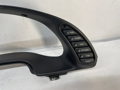 2004 Chevy C5 Corvette Z06 Gauge Cluster Trim Bezel HUD DIC Control Switch OEM - Day's Parts Yard