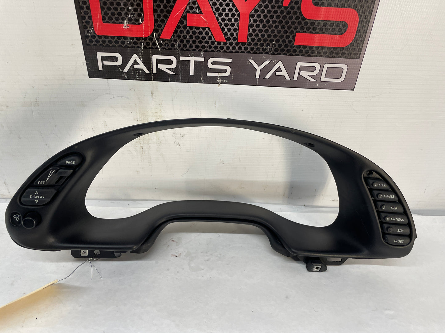 2004 Chevy C5 Corvette Z06 Gauge Cluster Trim Bezel HUD DIC Control Switch OEM - Day's Parts Yard