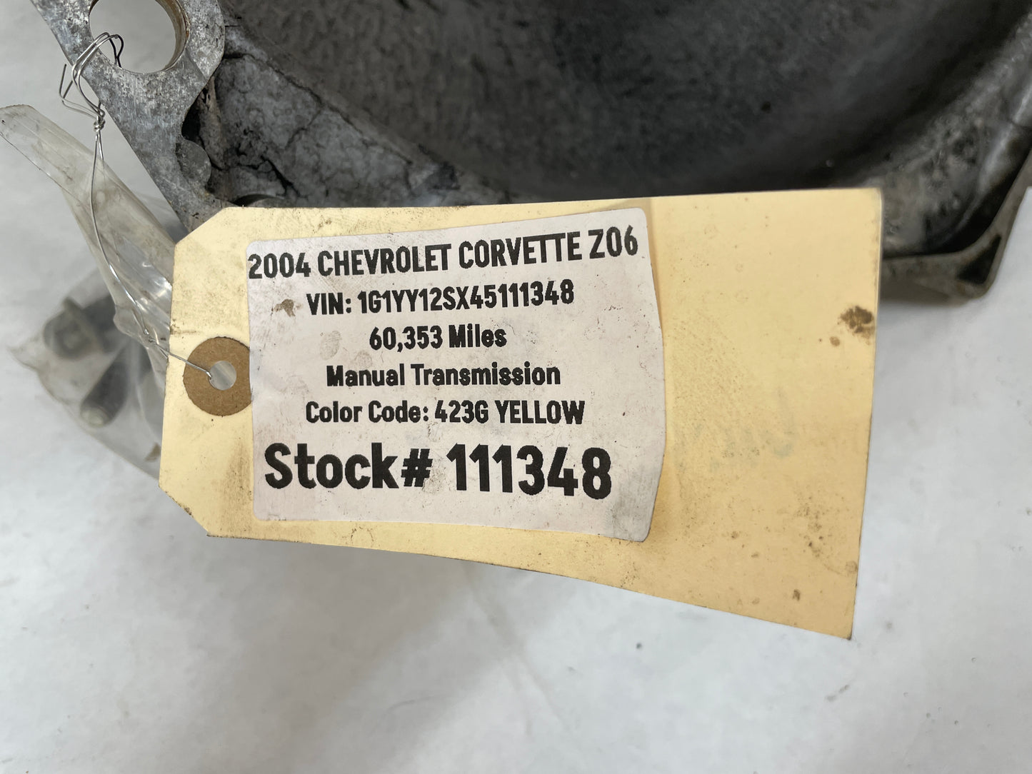 2004 Chevy C5 Corvette Z06 Manual Transmission Bell Housing Bellhousing 2 Piece OEM - Day's Parts Yard
