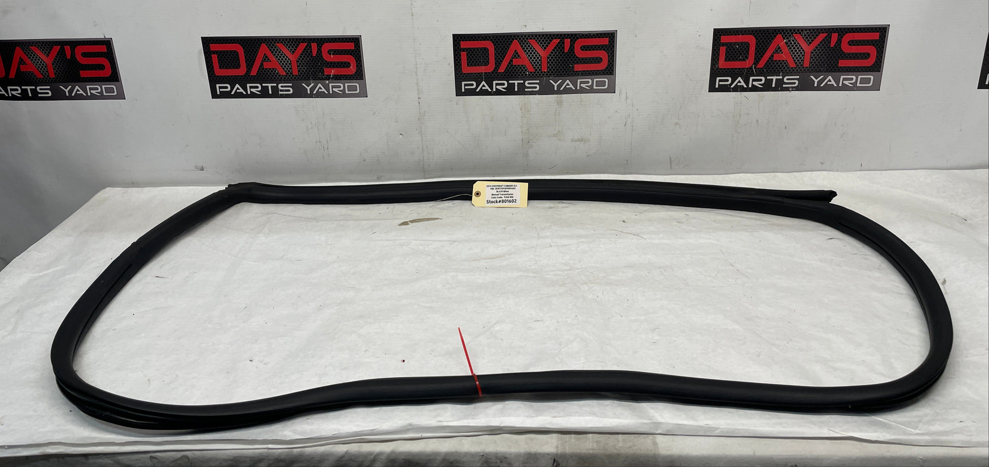 2013 Chevy Camaro ZL1 LH Driver Door Weather Strip Seal OEM - Day's Parts Yard