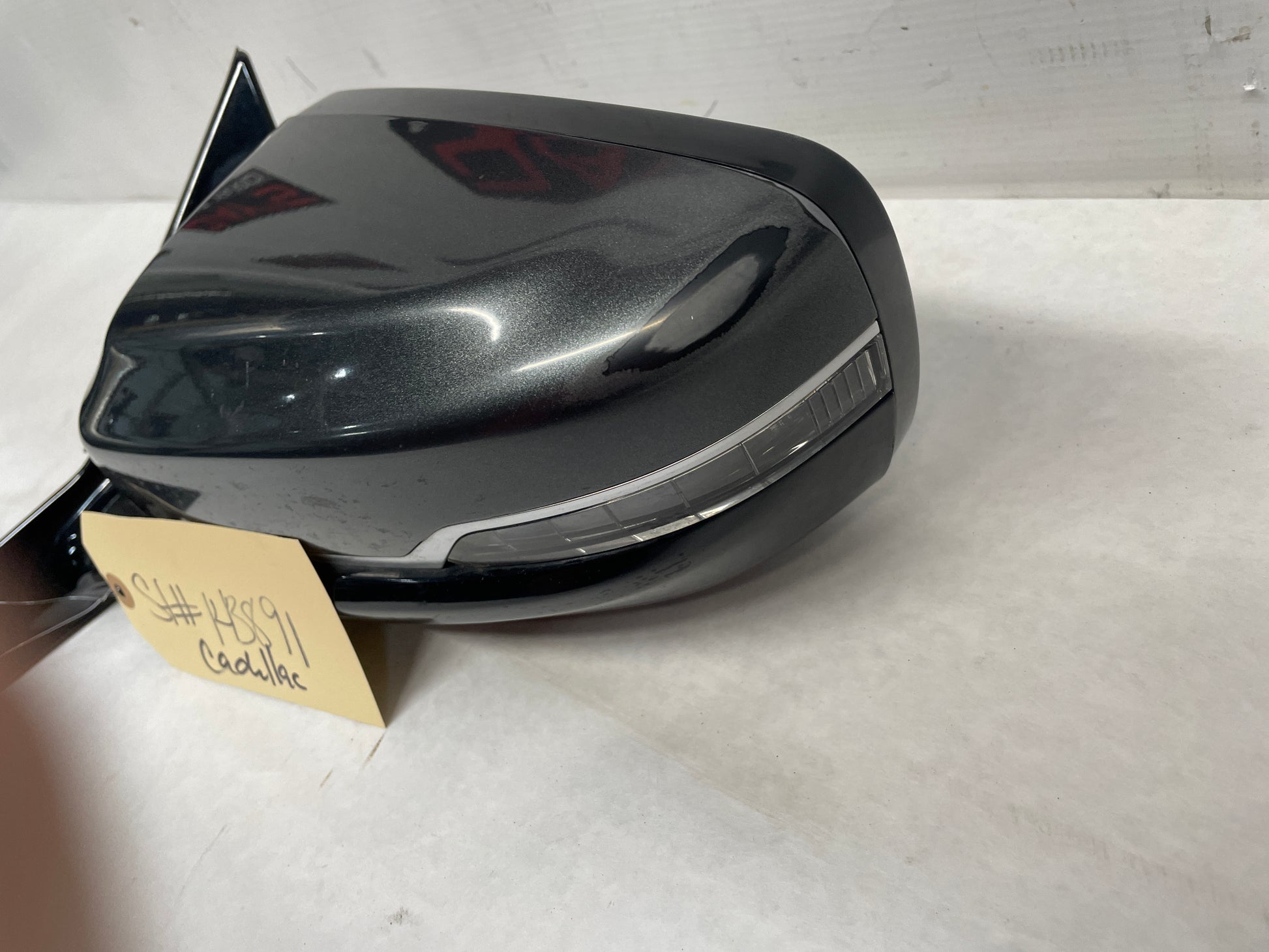 2017 Cadillac CTS-V LH Driver Exterior Outside Mirror Black OEM - Day's Parts Yard