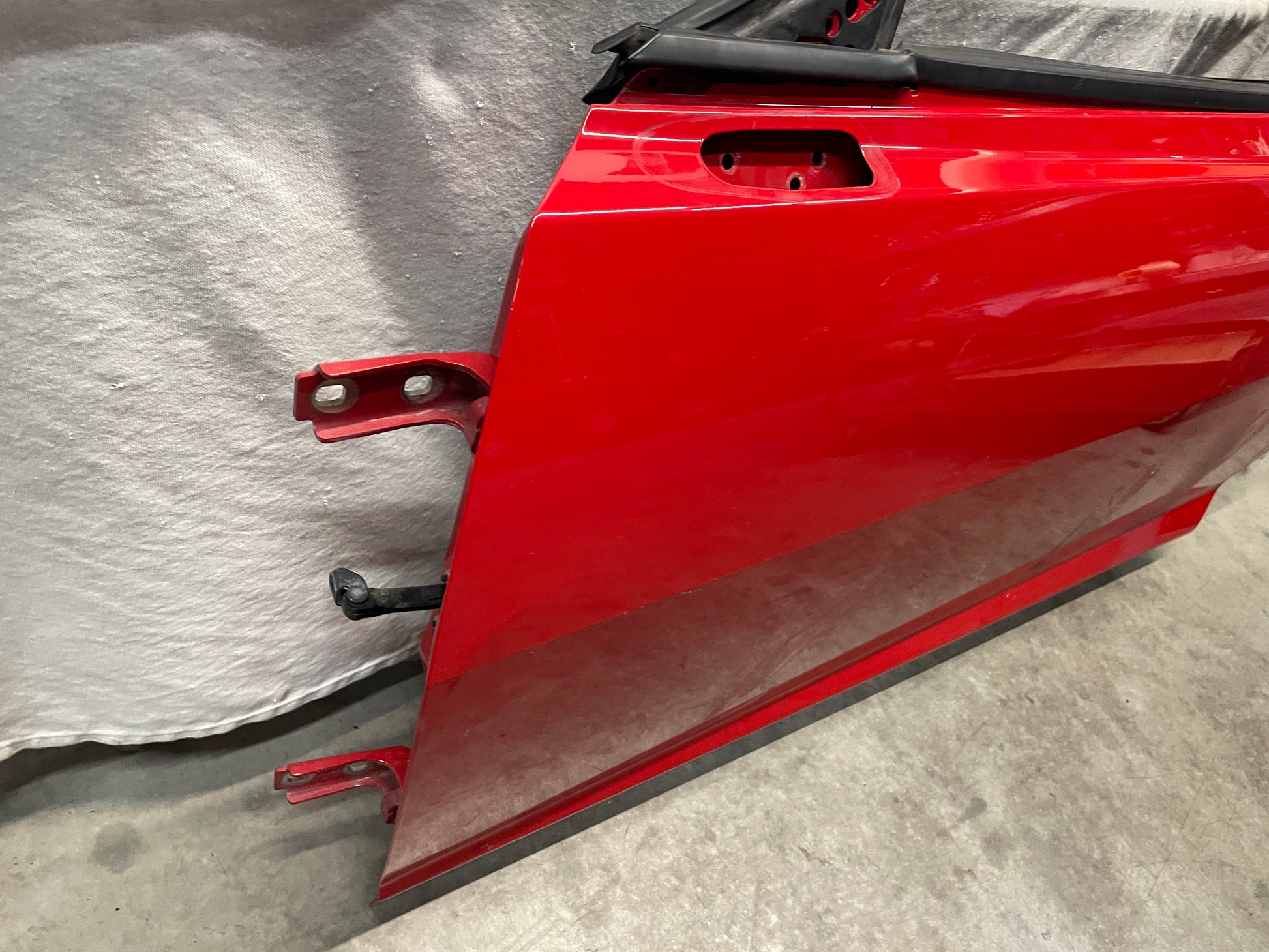2013 Chevy Camaro ZL LH Driver Front Exterior Door Red OEM - Day's Parts Yard