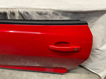 2013 Chevy Camaro ZL LH Driver Front Exterior Door Red OEM - Day's Parts Yard