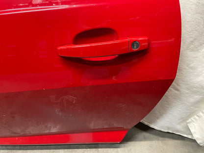 2013 Chevy Camaro ZL LH Driver Front Exterior Door Red OEM - Day's Parts Yard