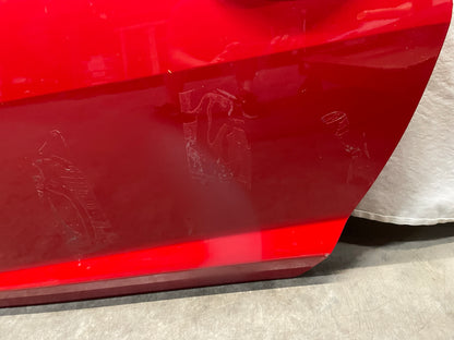 2013 Chevy Camaro ZL LH Driver Front Exterior Door Red OEM - Day's Parts Yard