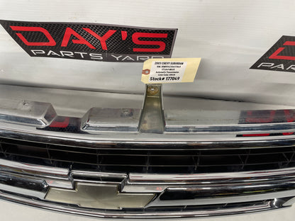 2003 Chevy Suburban Chrome Front Grille OEM