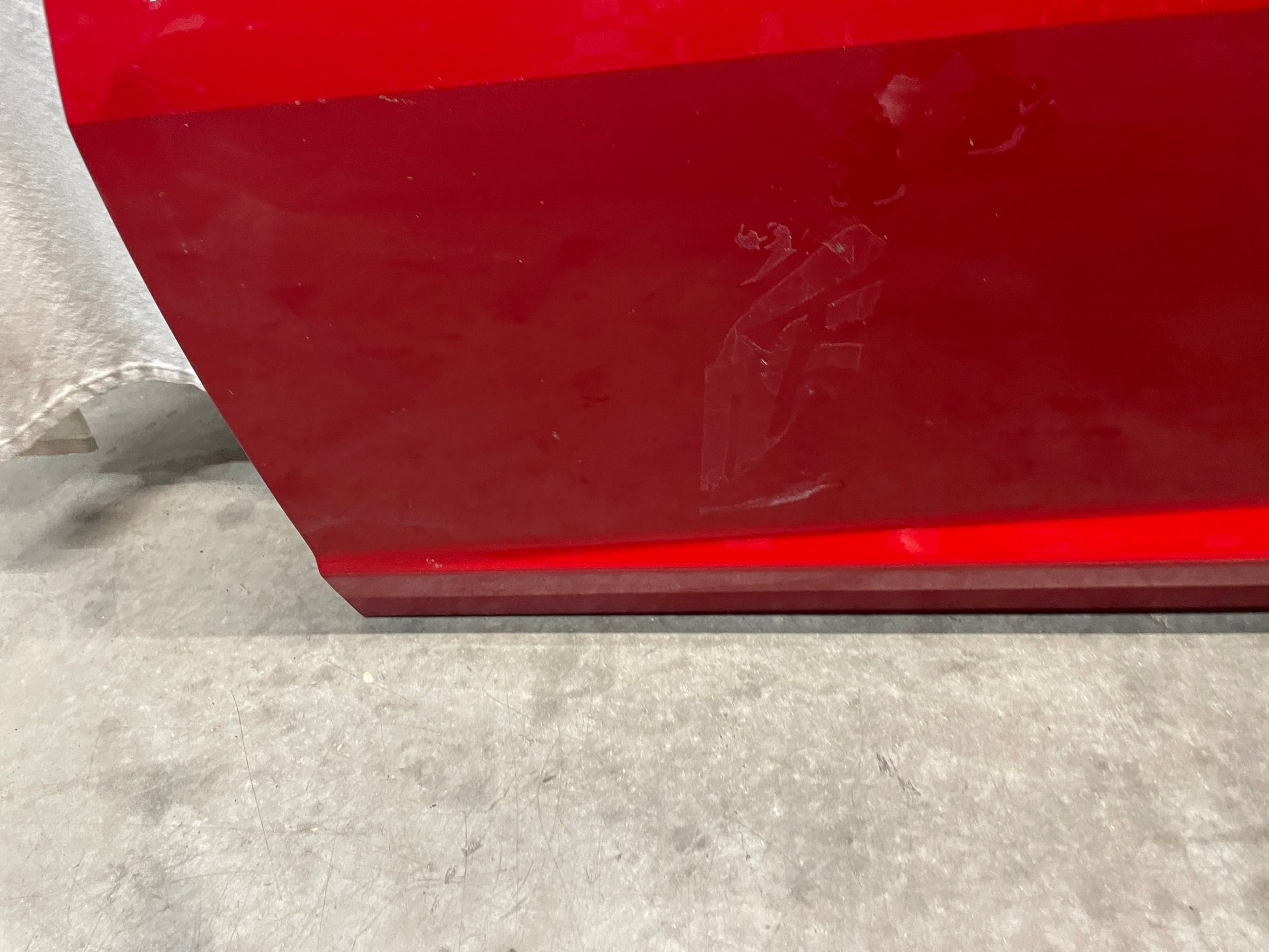 2013 Chevy Camaro ZL LH Driver Front Exterior Door Red OEM - Day's Parts Yard