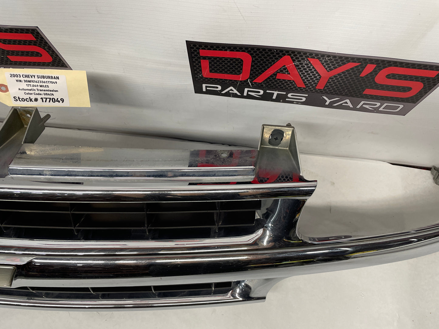2003 Chevy Suburban Chrome Front Grille OEM
