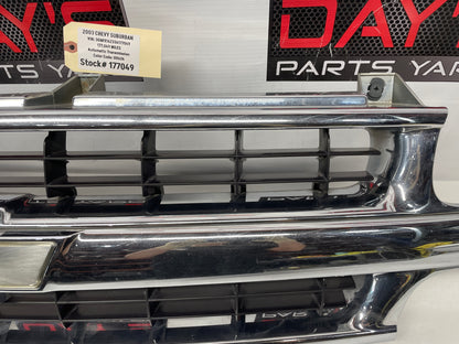 2003 Chevy Suburban Chrome Front Grille OEM