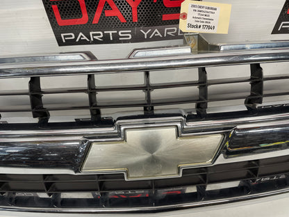 2003 Chevy Suburban Chrome Front Grille OEM