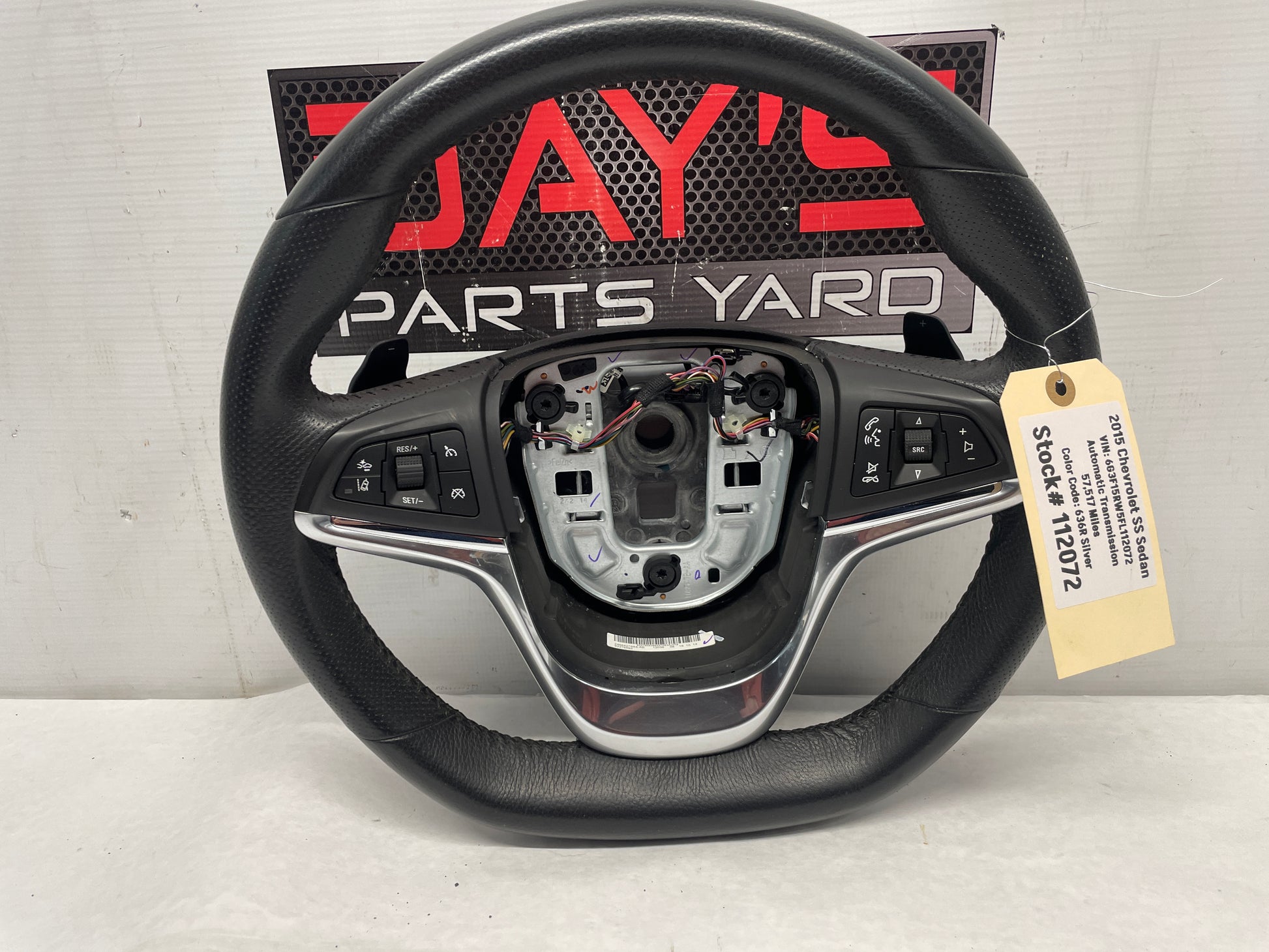 2015 Chevy SS Sedan Steering Wheel OEM - Day's Parts Yard