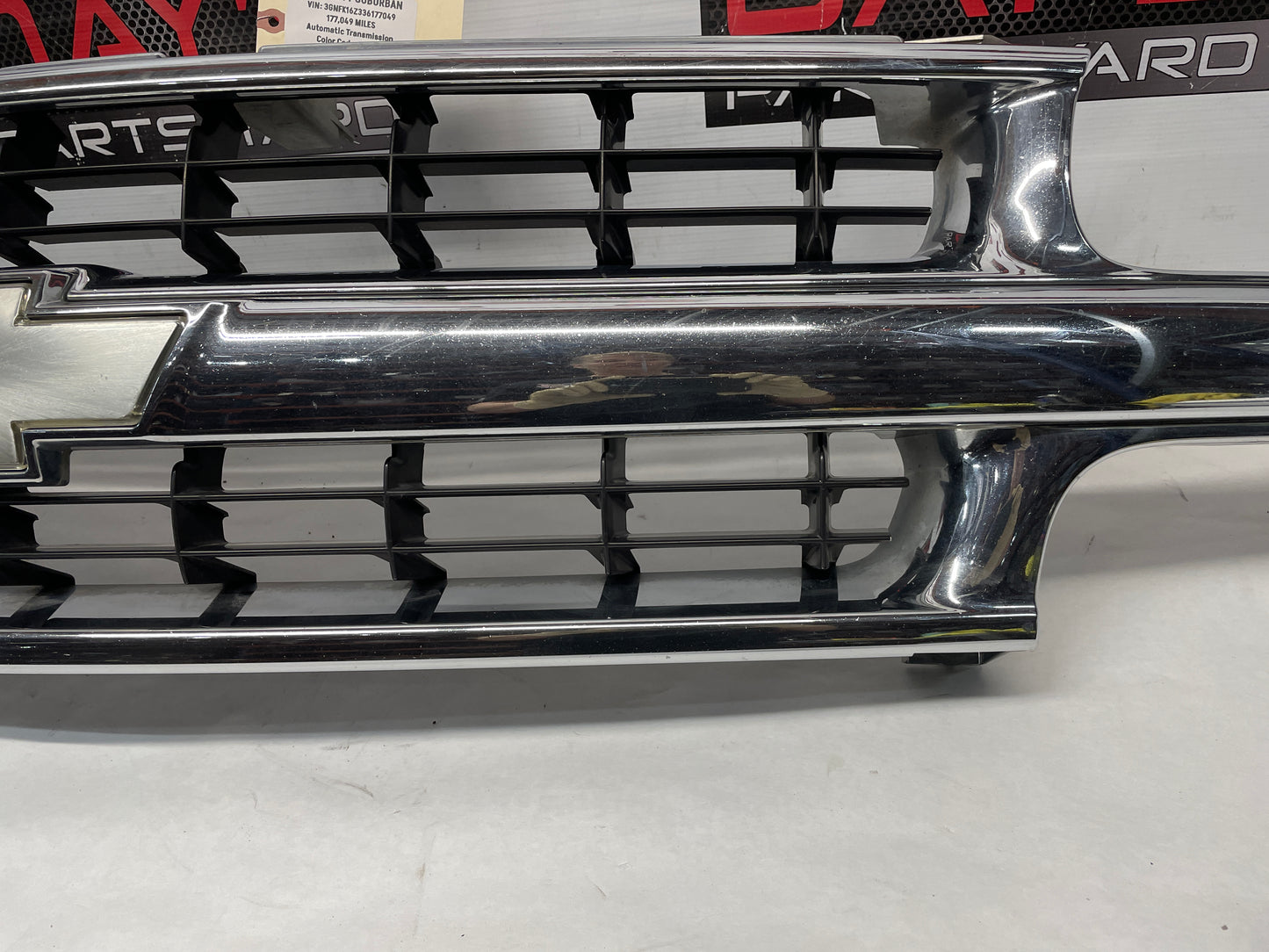 2003 Chevy Suburban Chrome Front Grille OEM
