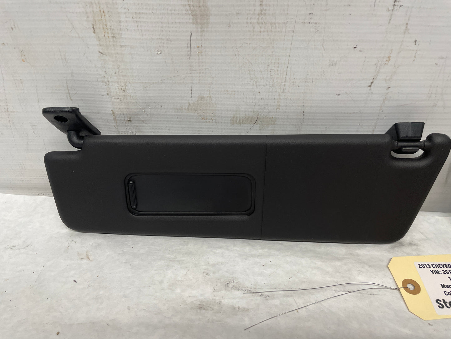 2013 Chevy Camaro ZL1 RH & LH Sunvisors Sun Visors Shades w/ Clips OEM - Day's Parts Yard