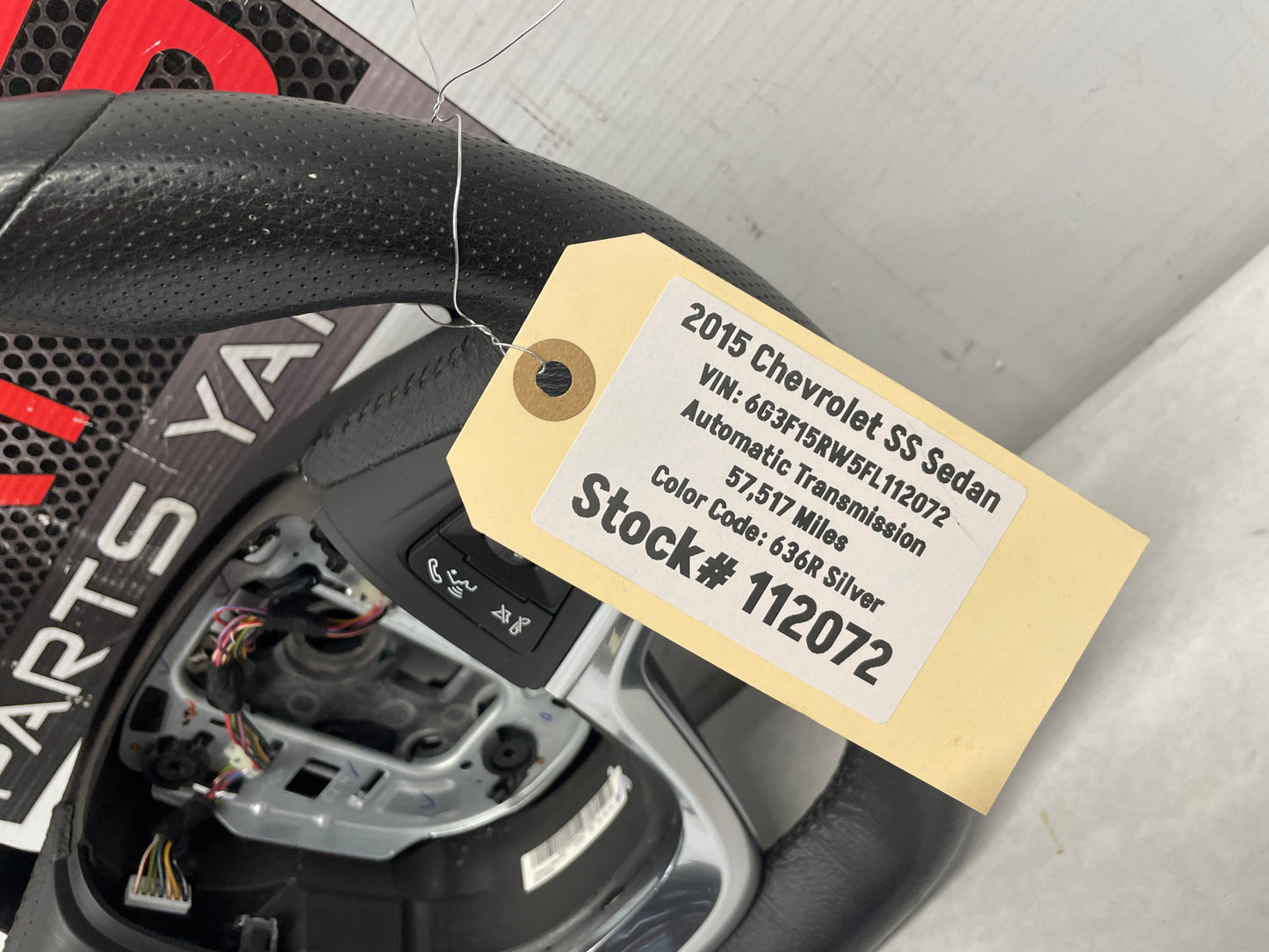 2015 Chevy SS Sedan Steering Wheel OEM - Day's Parts Yard