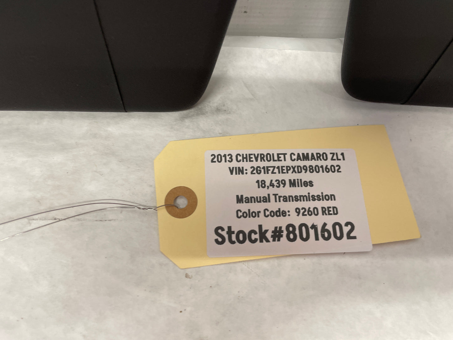 2013 Chevy Camaro ZL1 RH & LH Sunvisors Sun Visors Shades w/ Clips OEM - Day's Parts Yard