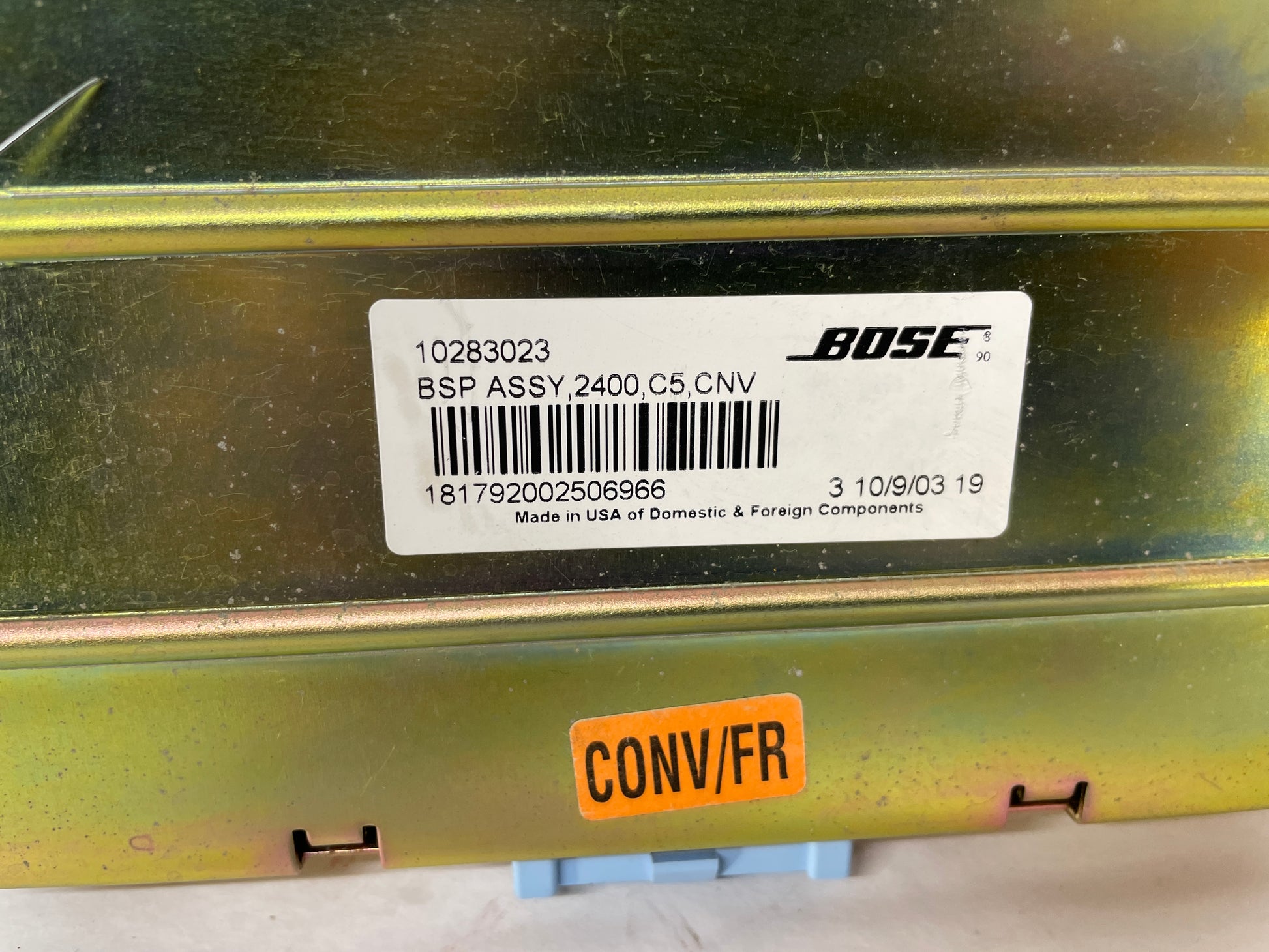 2004 Chevy C5 Corvette Z06 Bose Speaker Amplifier Module OEM - Day's Parts Yard
